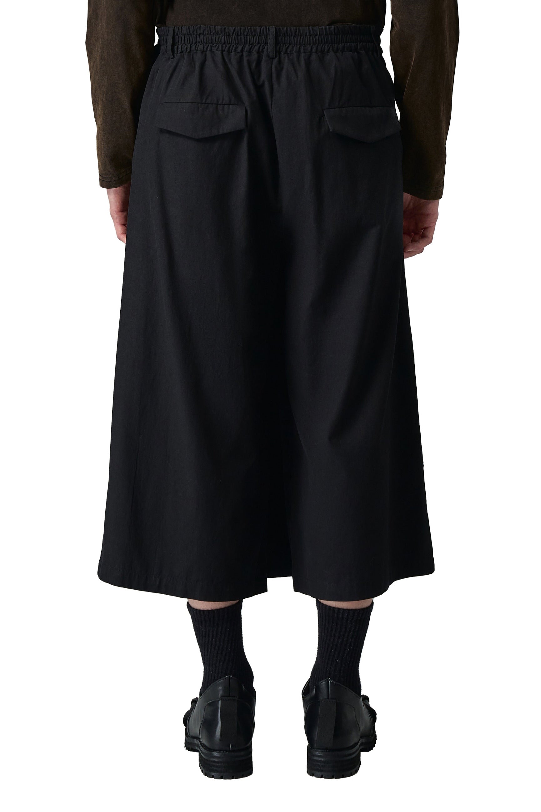 pleats half short pants Just Launched] The Jersey Pleated Half