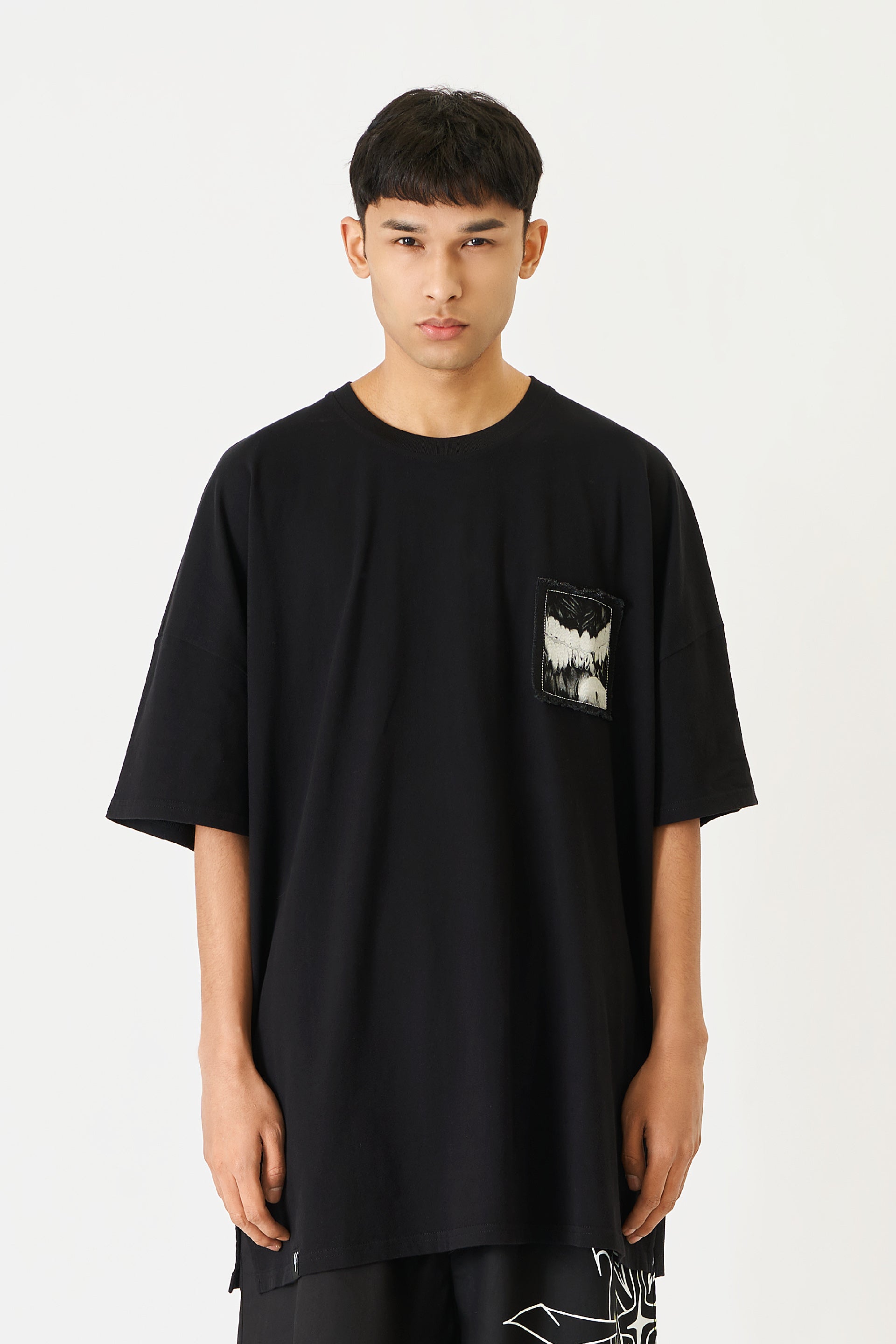 "World of Dreams" Oversized Patch Tee